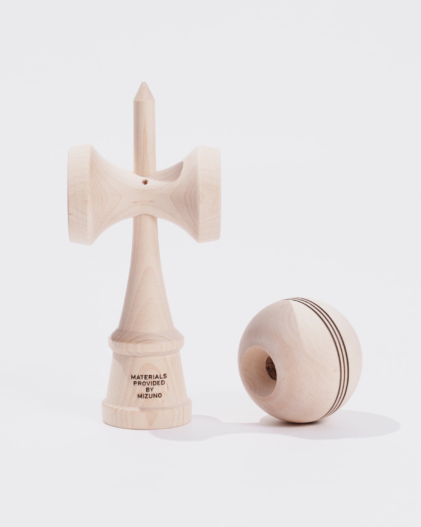 JAC KENDAMA CORE SHAPE MIZUNO BAT MAPLE Separated view